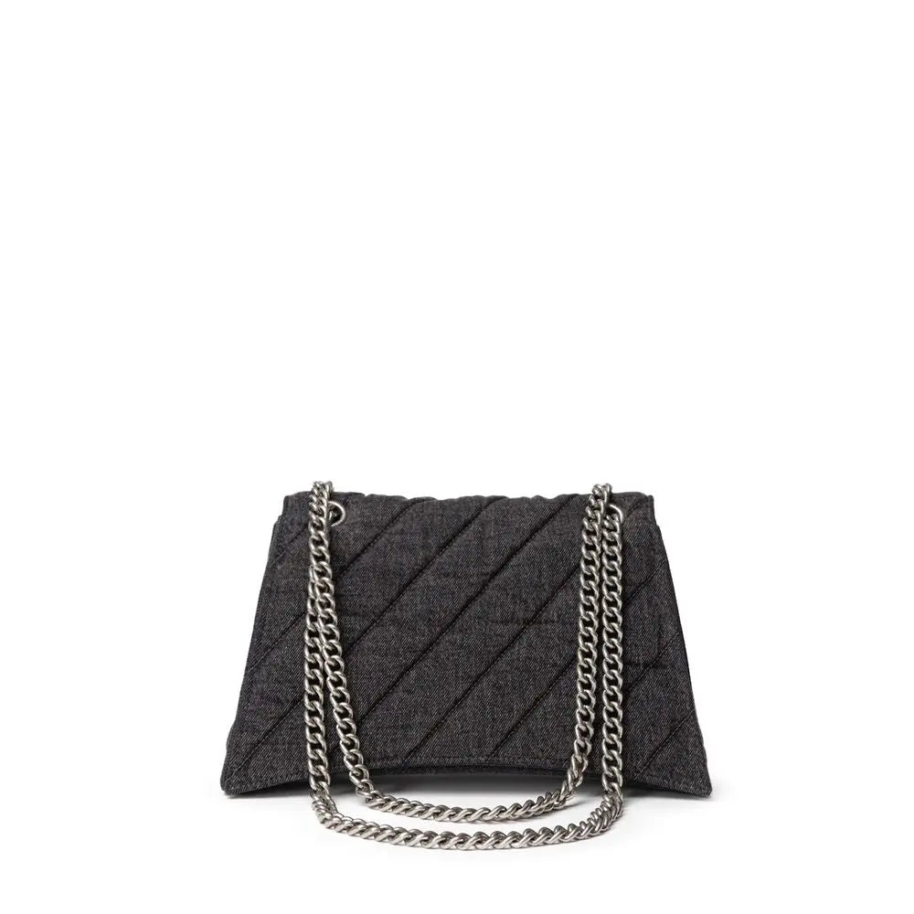 Sac bandoulière Balenciaga Crush noir Balenciaga