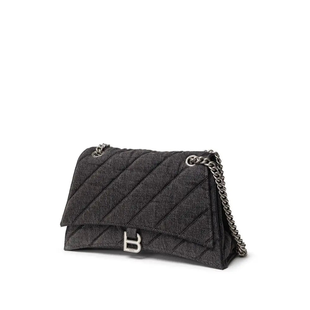 Sac bandoulière Balenciaga Crush noir Balenciaga