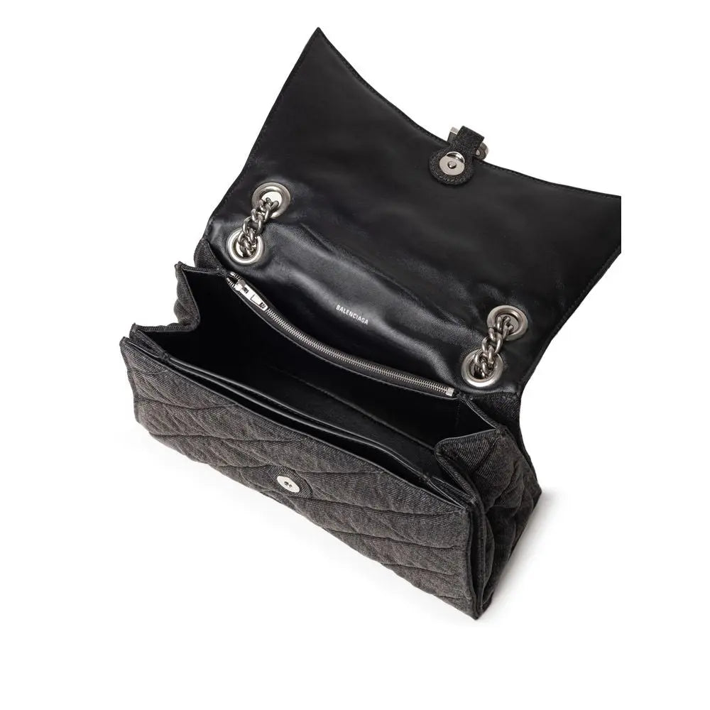 Sac bandoulière Balenciaga Crush noir Balenciaga