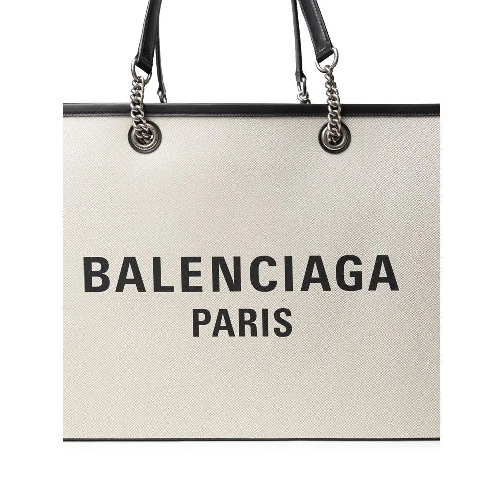 Tote bag Balenciaga Sac Cabas gris Balenciaga