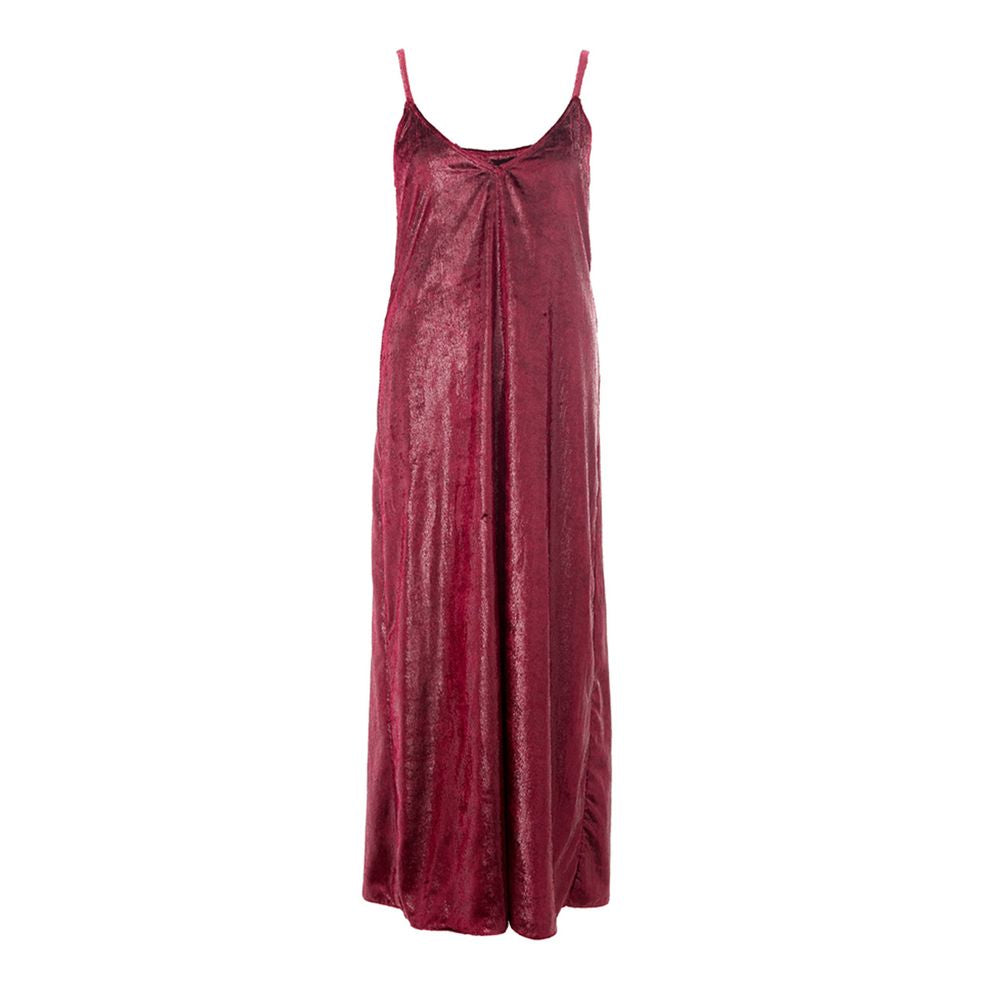 Robe Lardini en velours bordeaux
