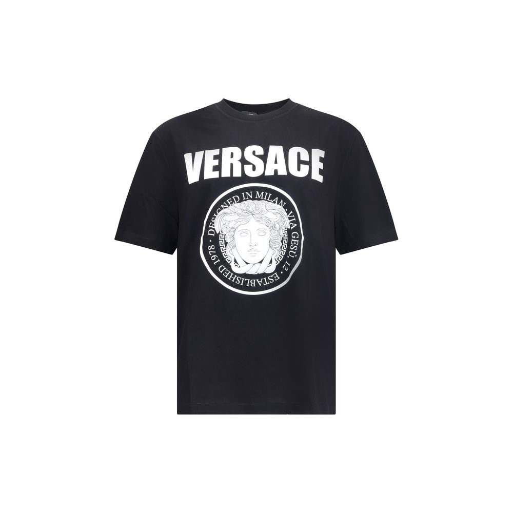 T-shirt Versace Medusa noir