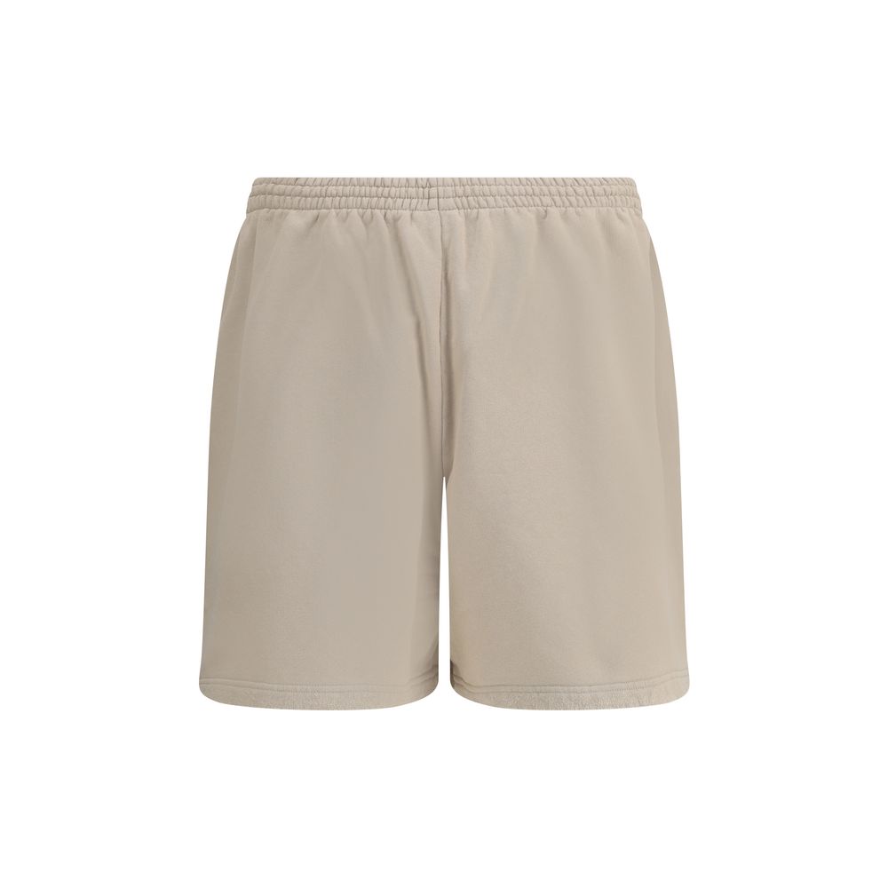 Shorts Balenciaga logo noirs