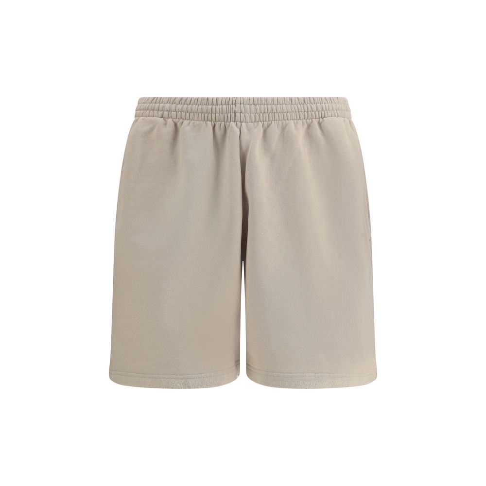 Shorts Balenciaga logo noirs