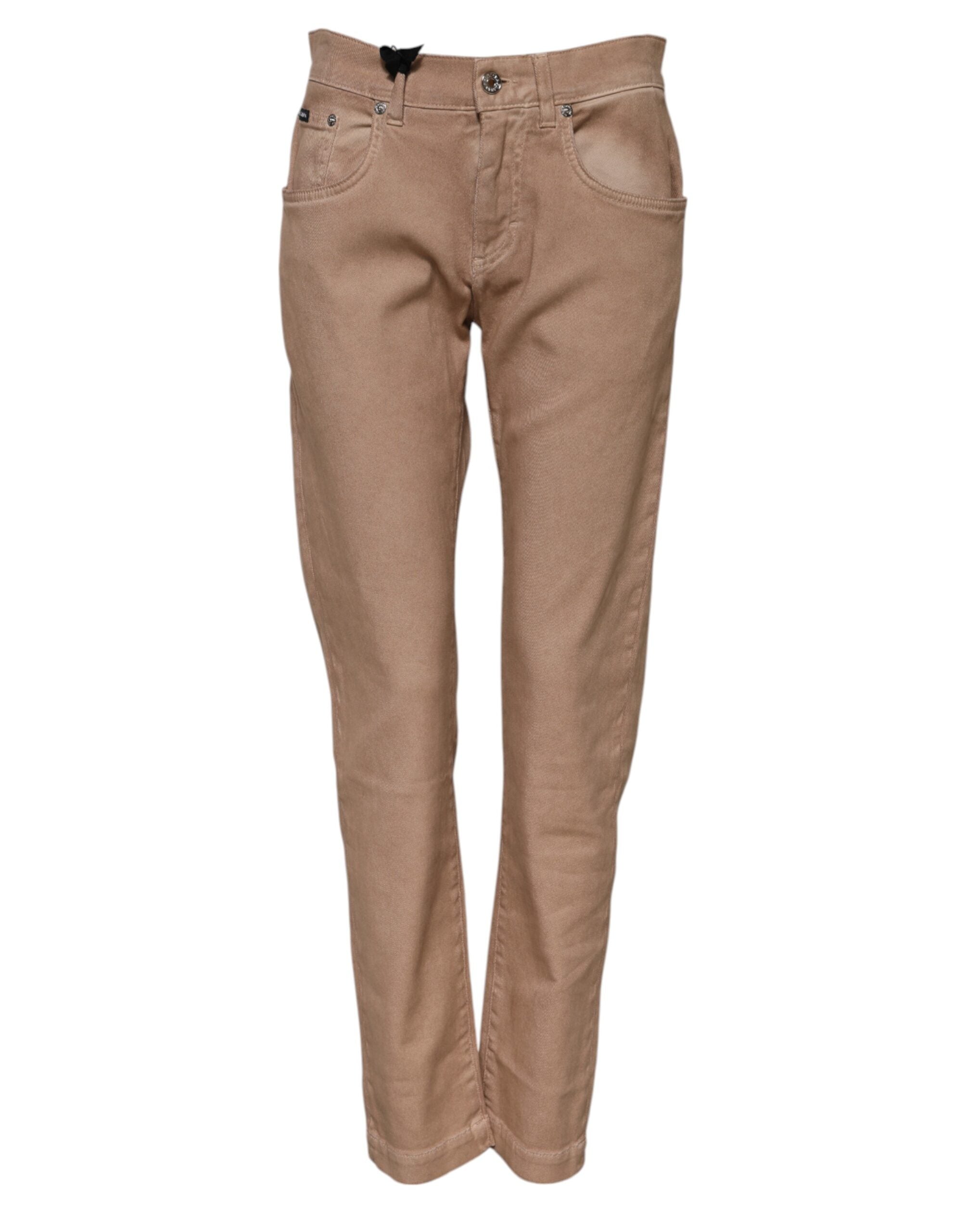Jeans Dolce & Gabbana boyfriend marron