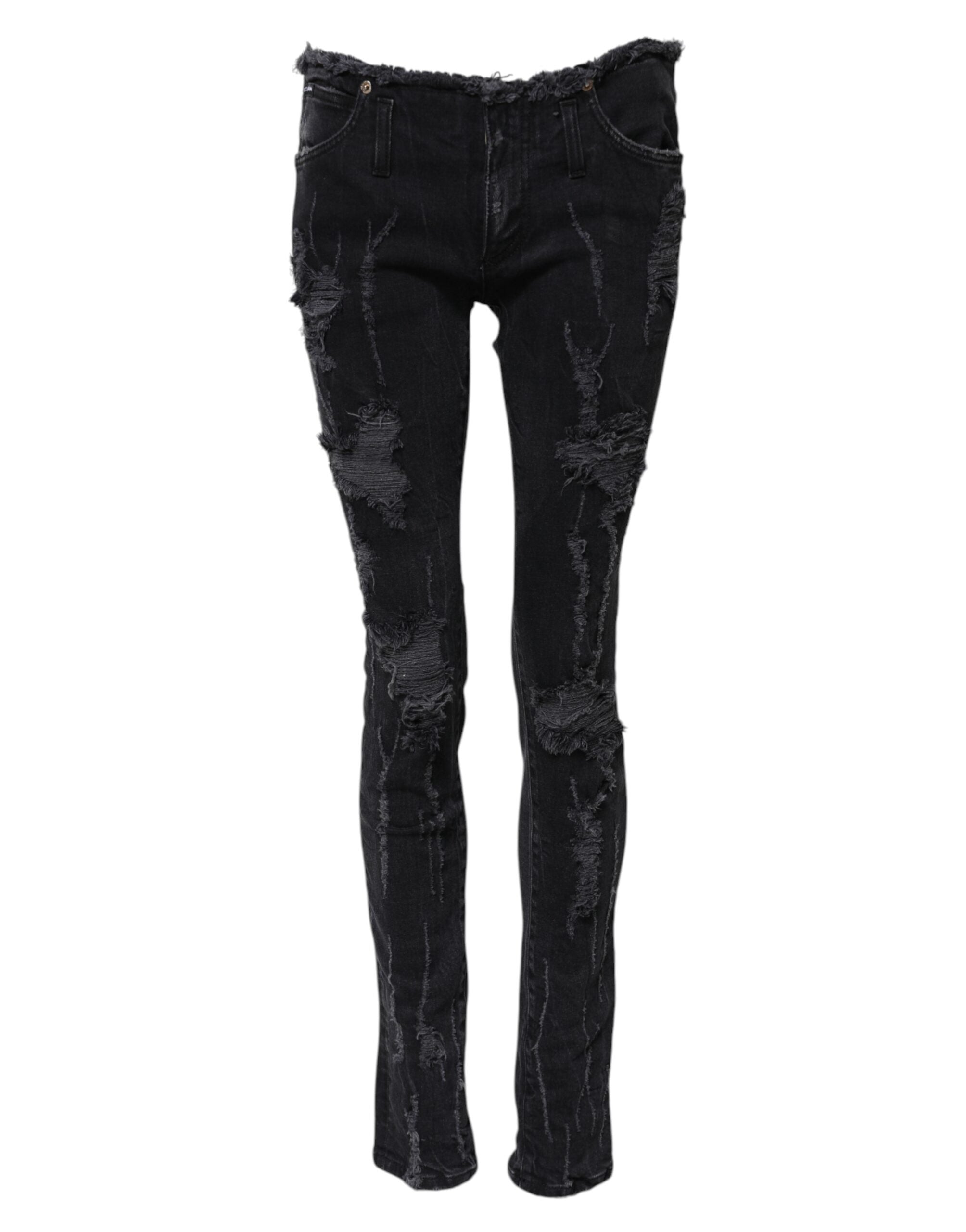 Jeans Dolce & Gabbana taffés noirs
