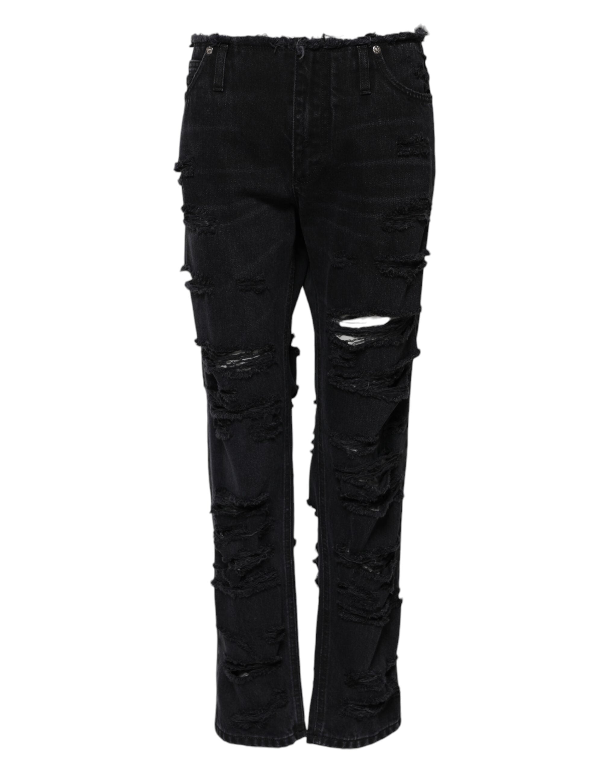 Jean Dolce & Gabbana déchiré noir