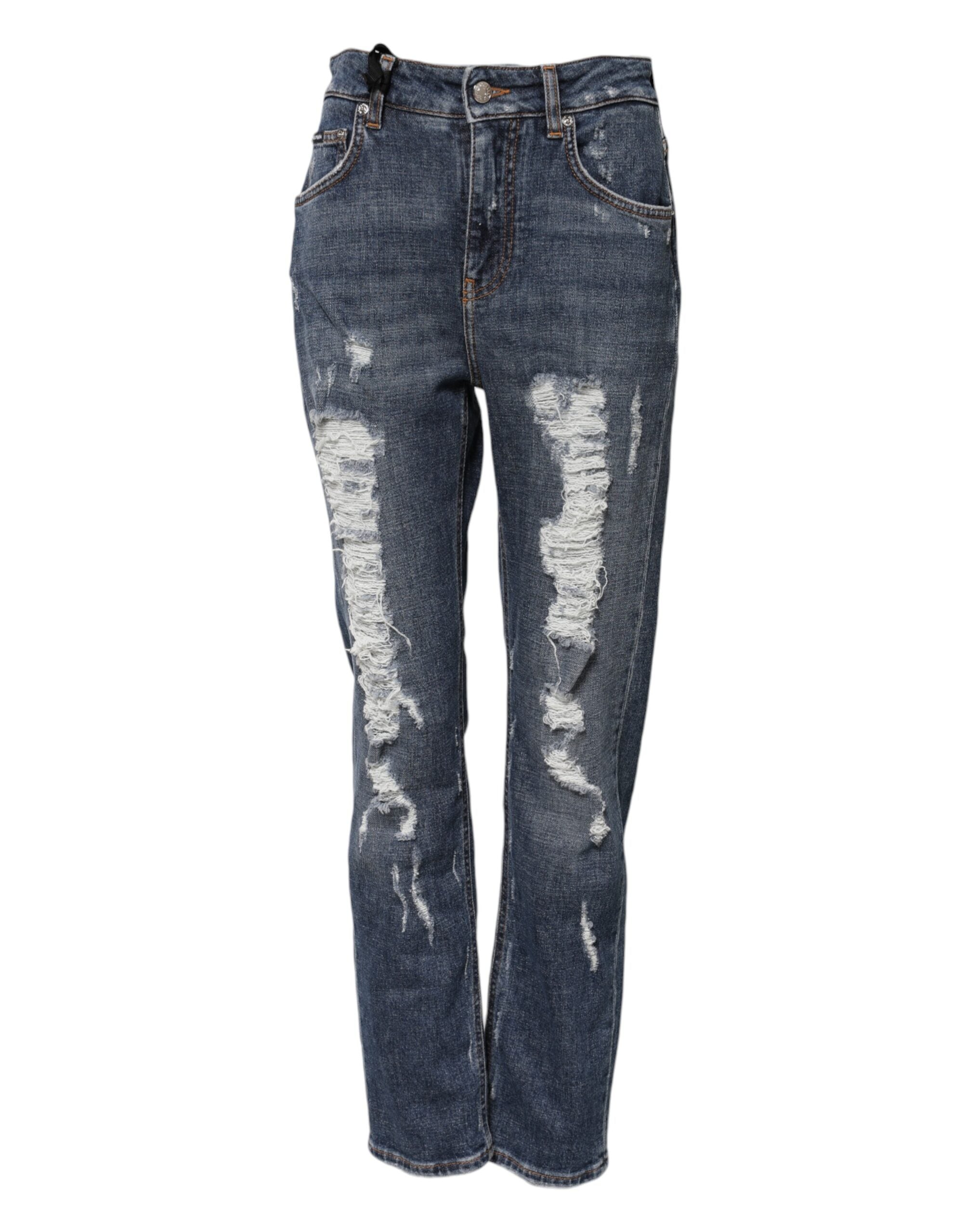 Jean Dolce & Gabbana boyfriend bleu
