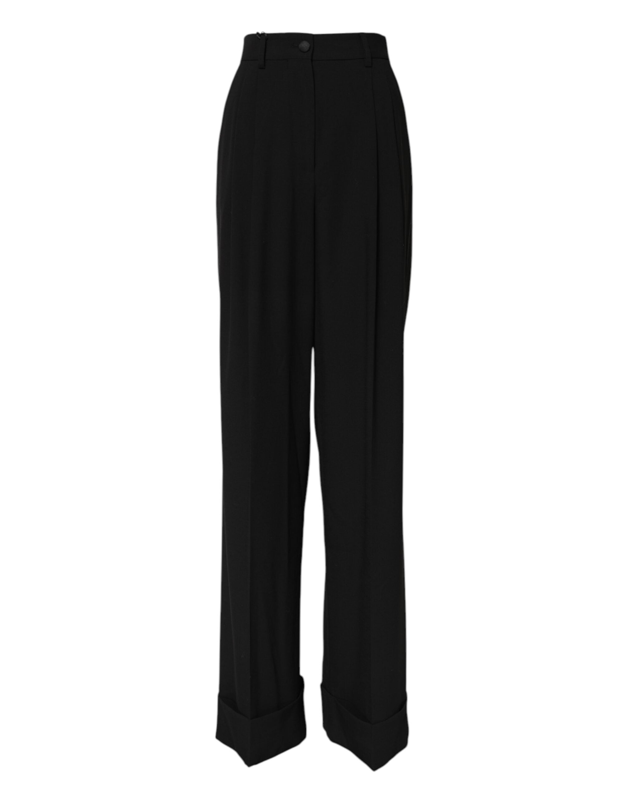 Pantalons Dolce & Gabbana taille haute noirs