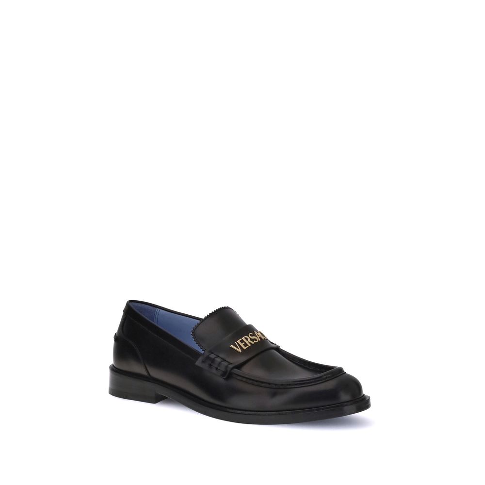 Loafers Versace Cuir dorés