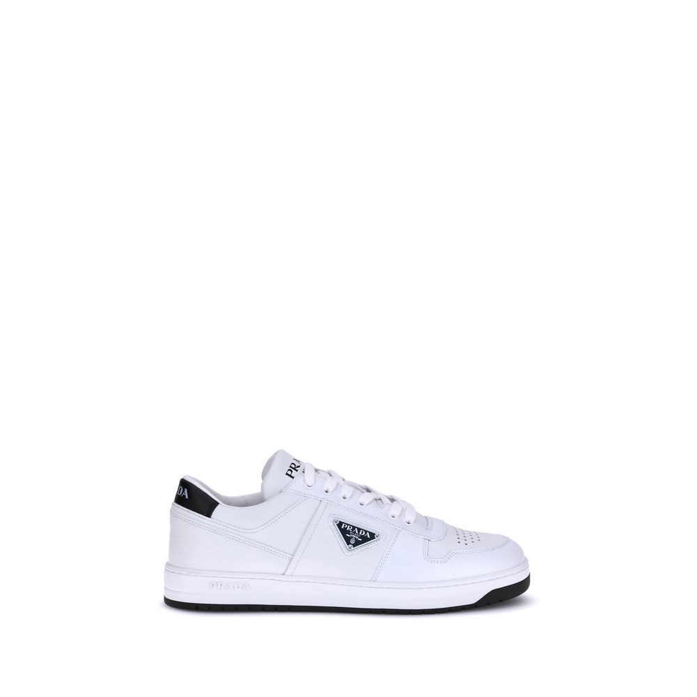 Baskets Prada en cuir blanches