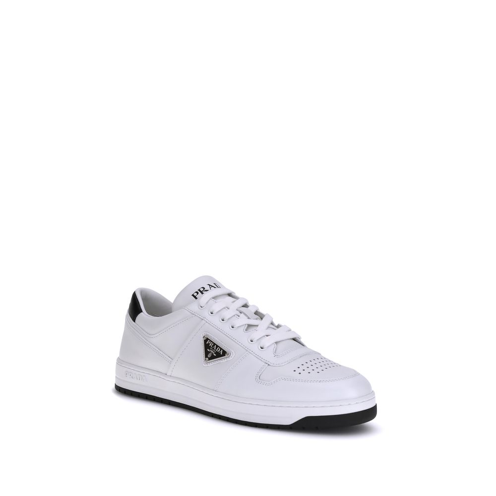 Baskets Prada en cuir blanches