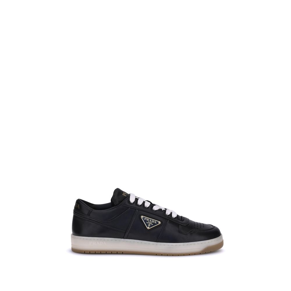 Baskets Prada Downtown blanches