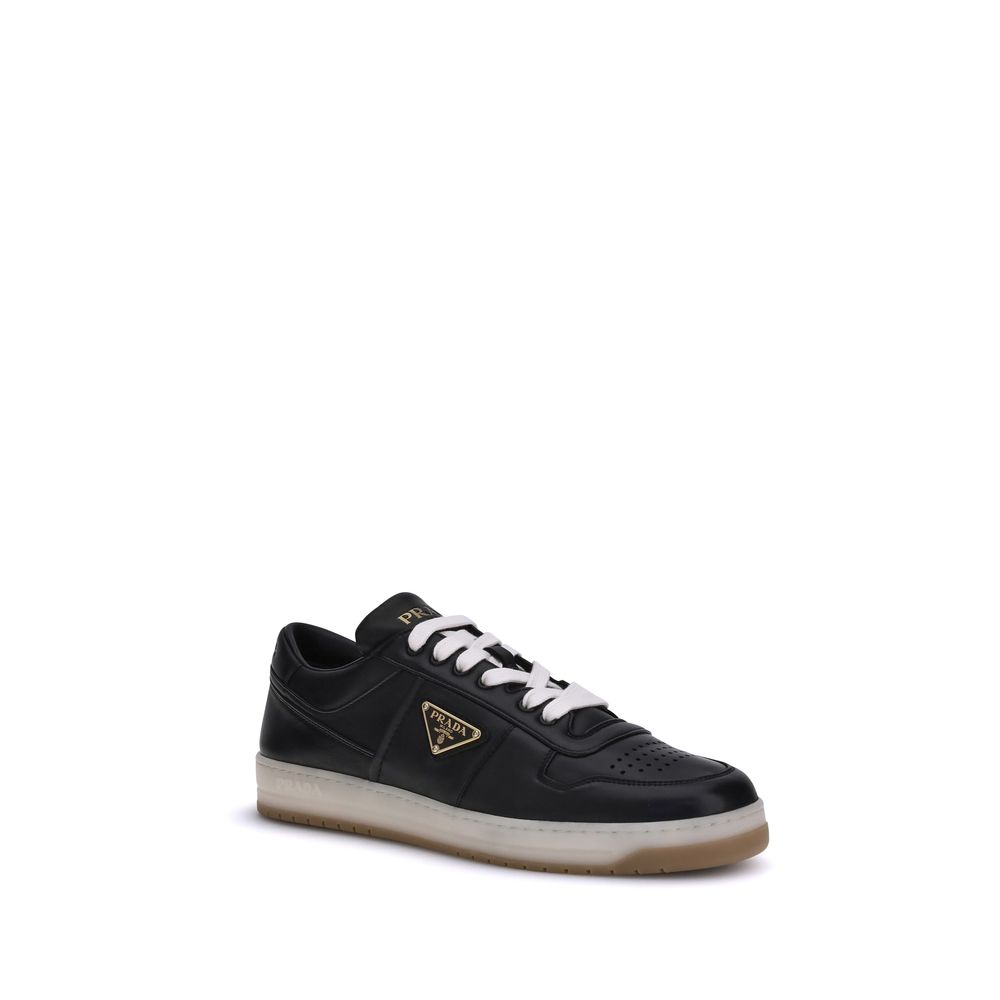 Baskets Prada Downtown blanches