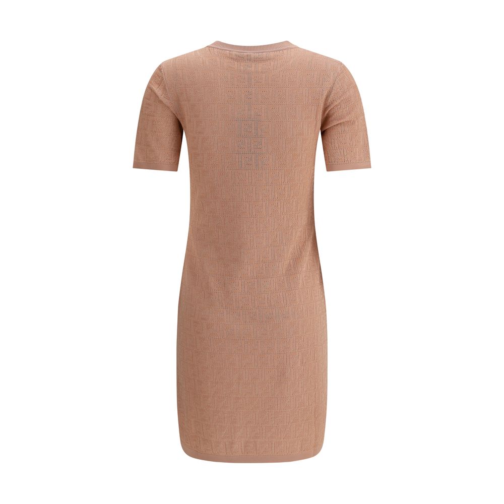 Robe Fendi midi rose