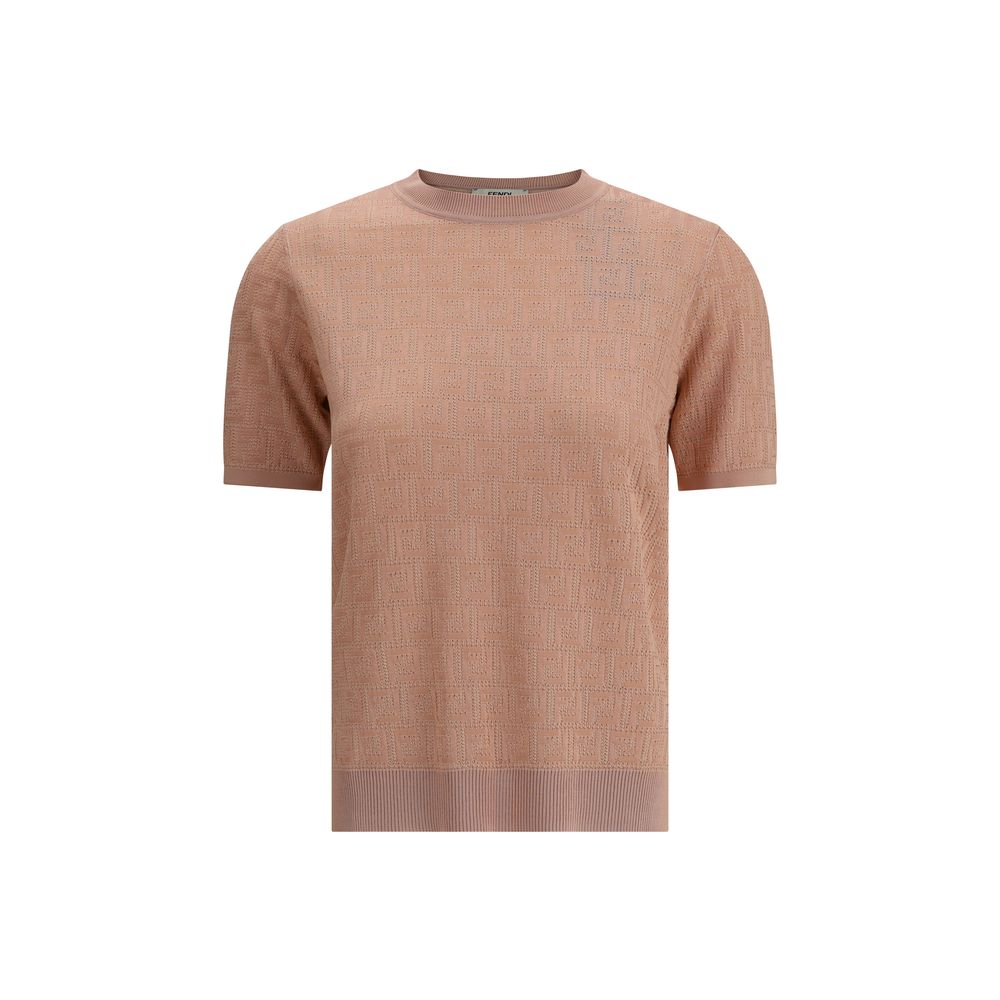 T-Shirt Fendi FF beige