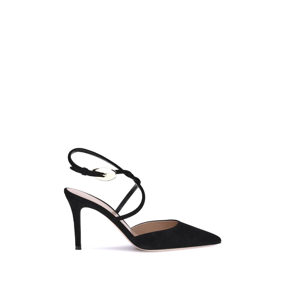 Pumps MADE IN ITALY Suede dorées