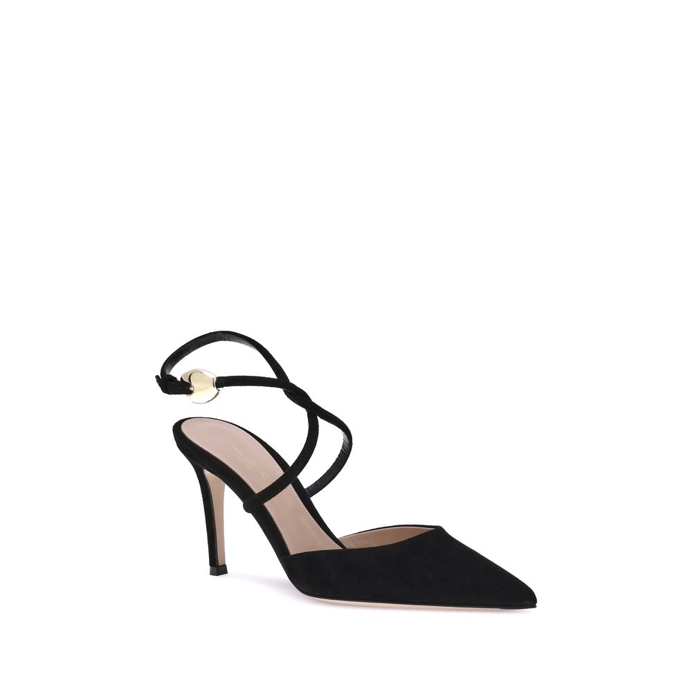 Pumps MADE IN ITALY Suede dorées