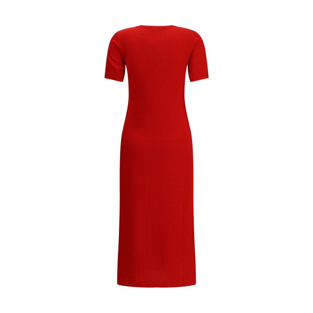 Robe Fendi midi à motif FF