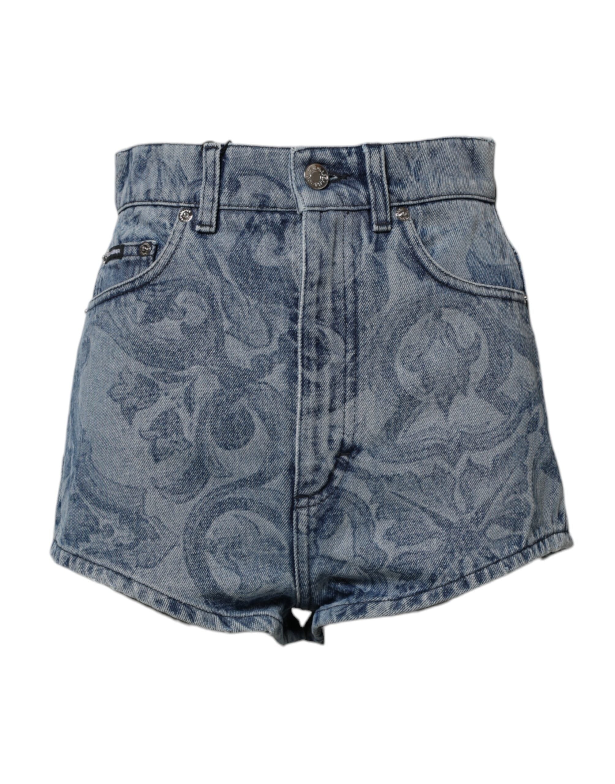 Shorts Dolce & Gabbana à fleurs bleus