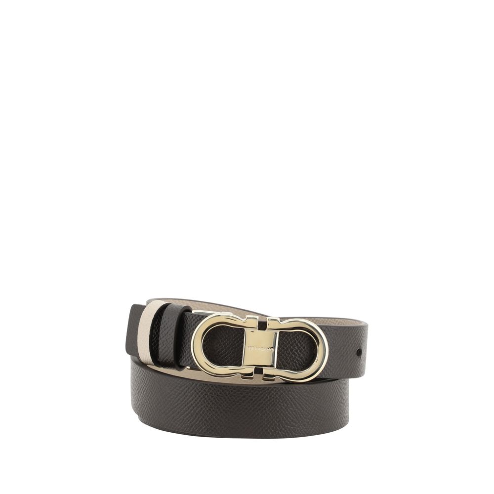 Ceinture Ferragamo Gancini noire