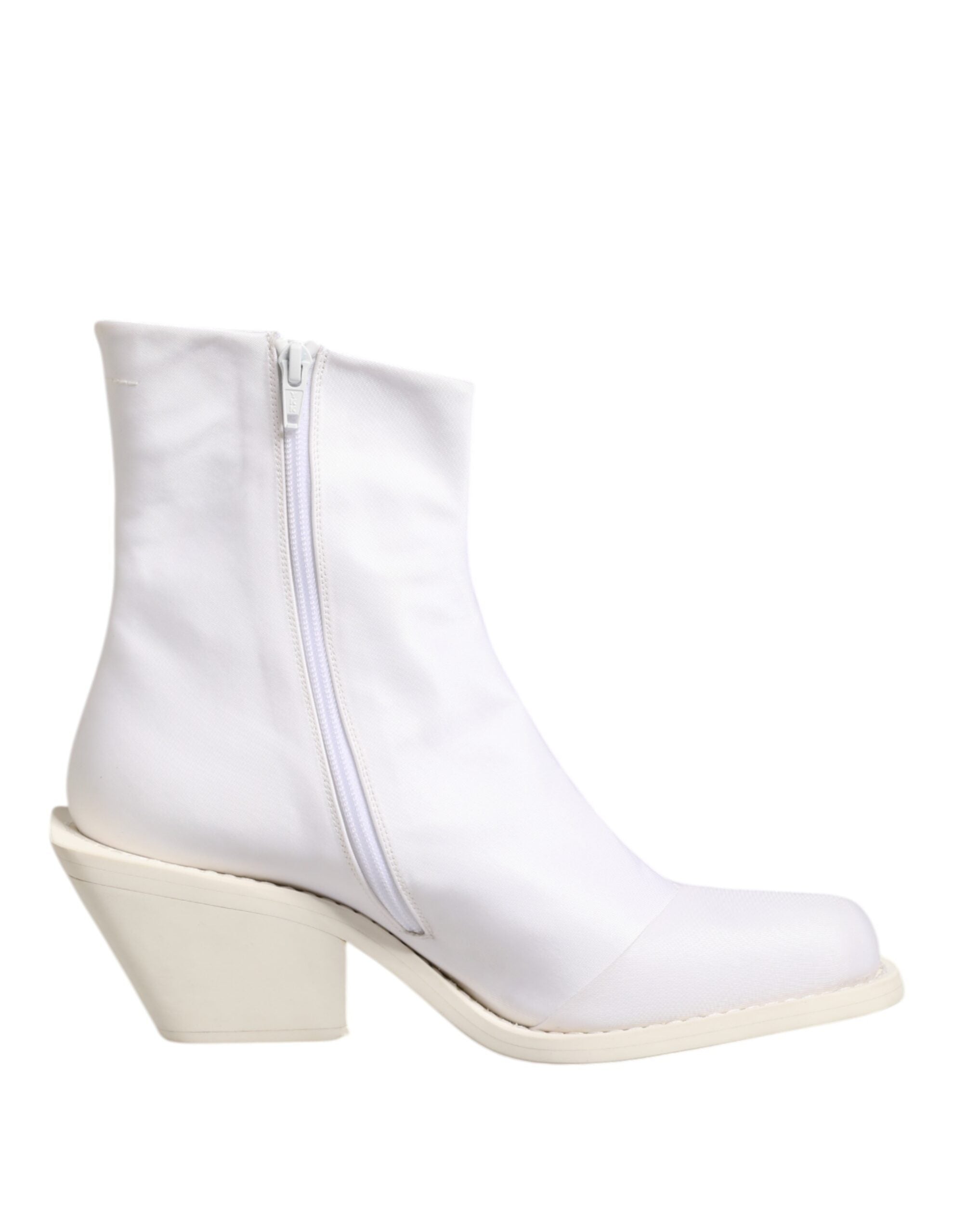 Bottines MM6 Maison Margiela blanches