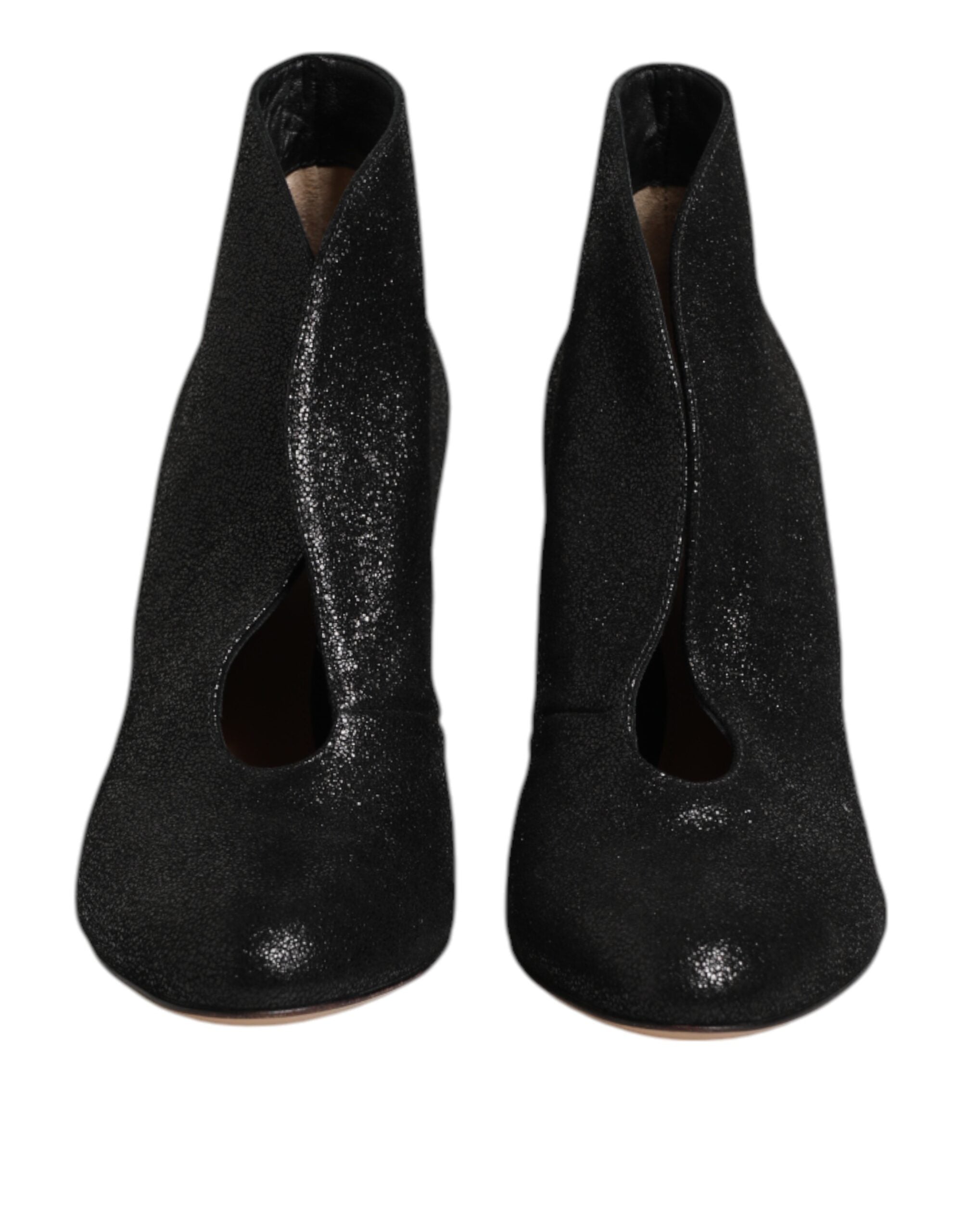 Escarpins Gianvito Rossi métalliques noirs