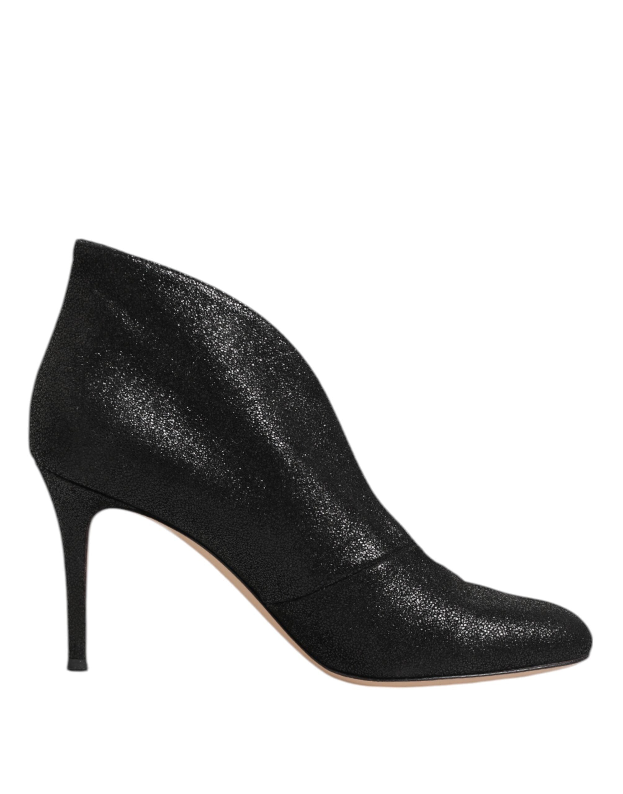 Escarpins Gianvito Rossi métalliques noirs