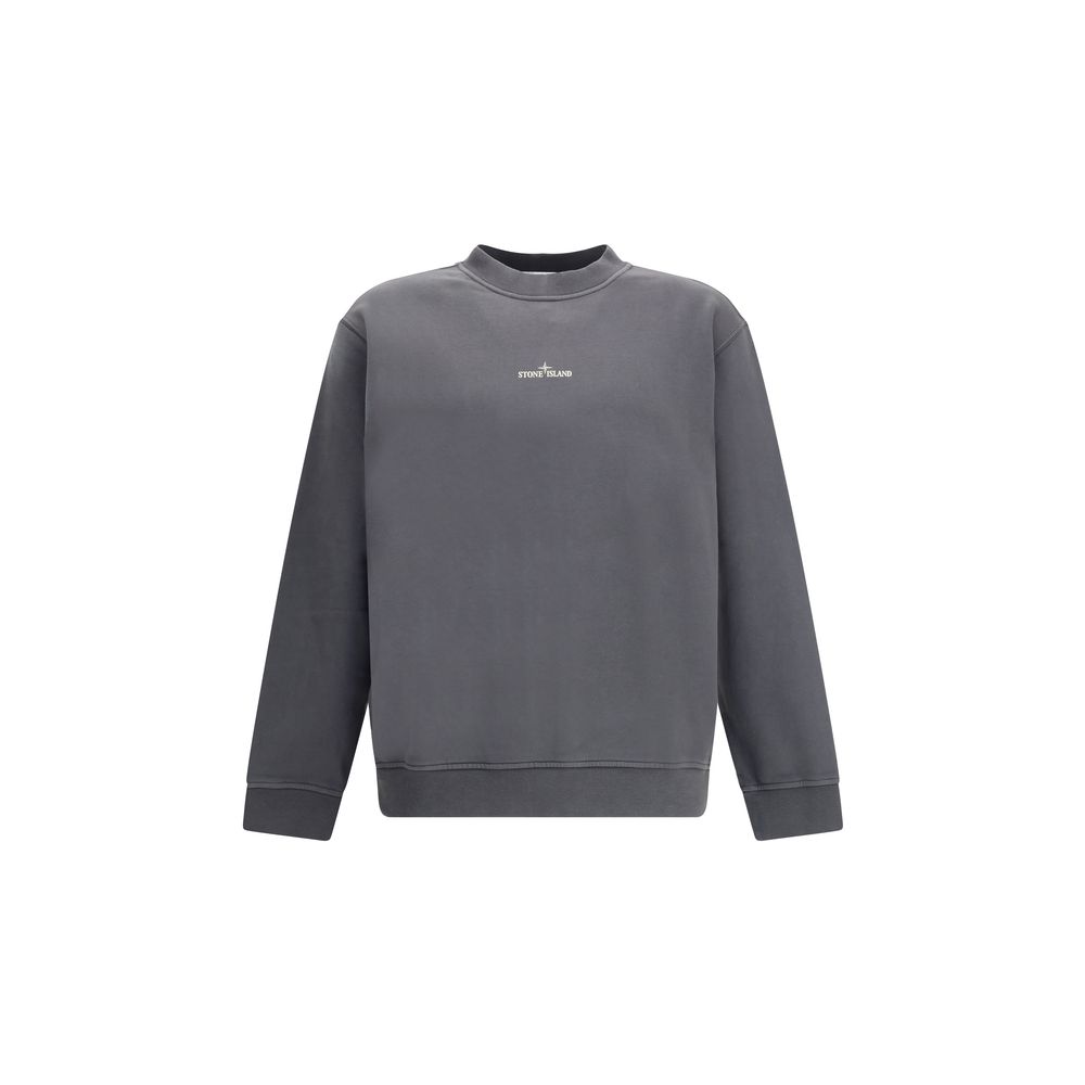 Sweatshirt Stone Island Logo noir