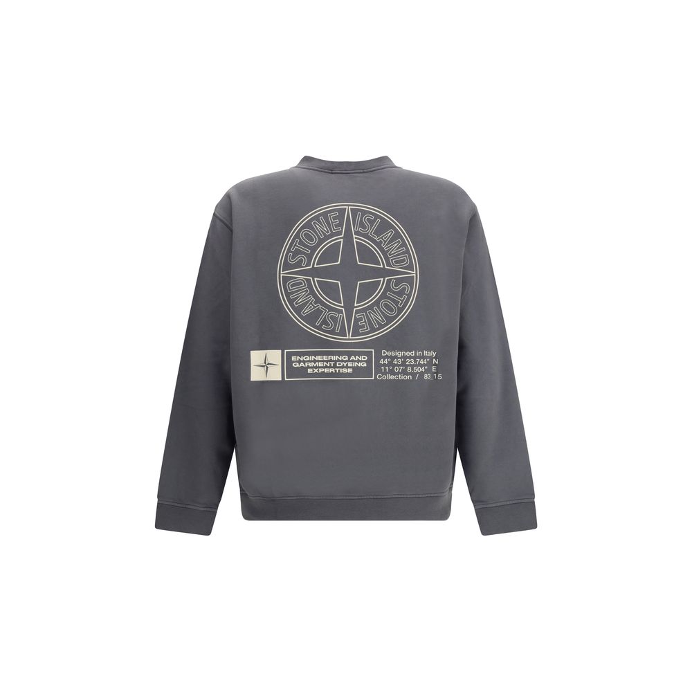 Sweatshirt Stone Island Logo noir
