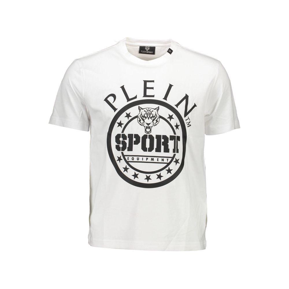 T-shirt White logo blanc