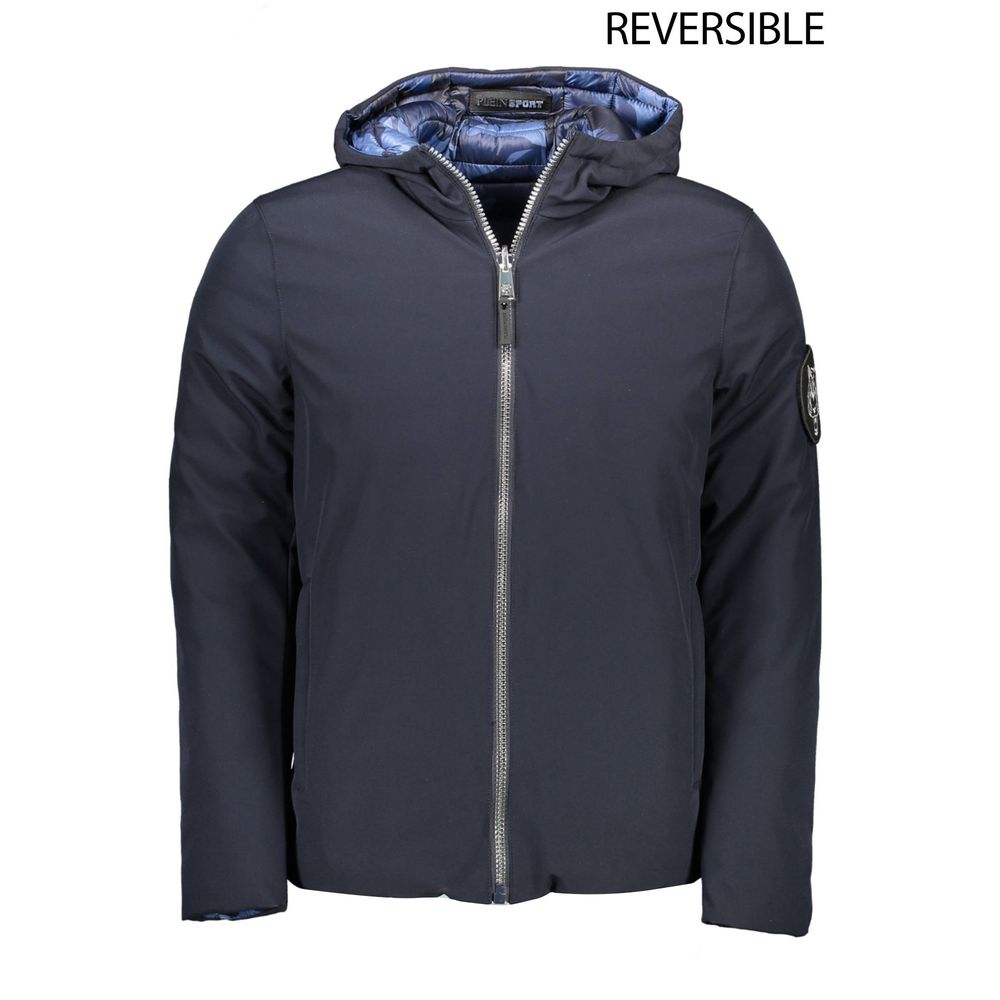 Veste inconnue réversible bleue