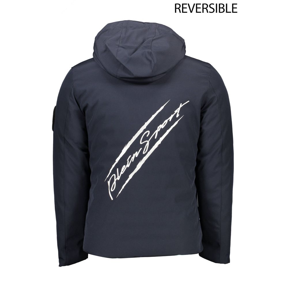 Veste inconnue réversible bleue