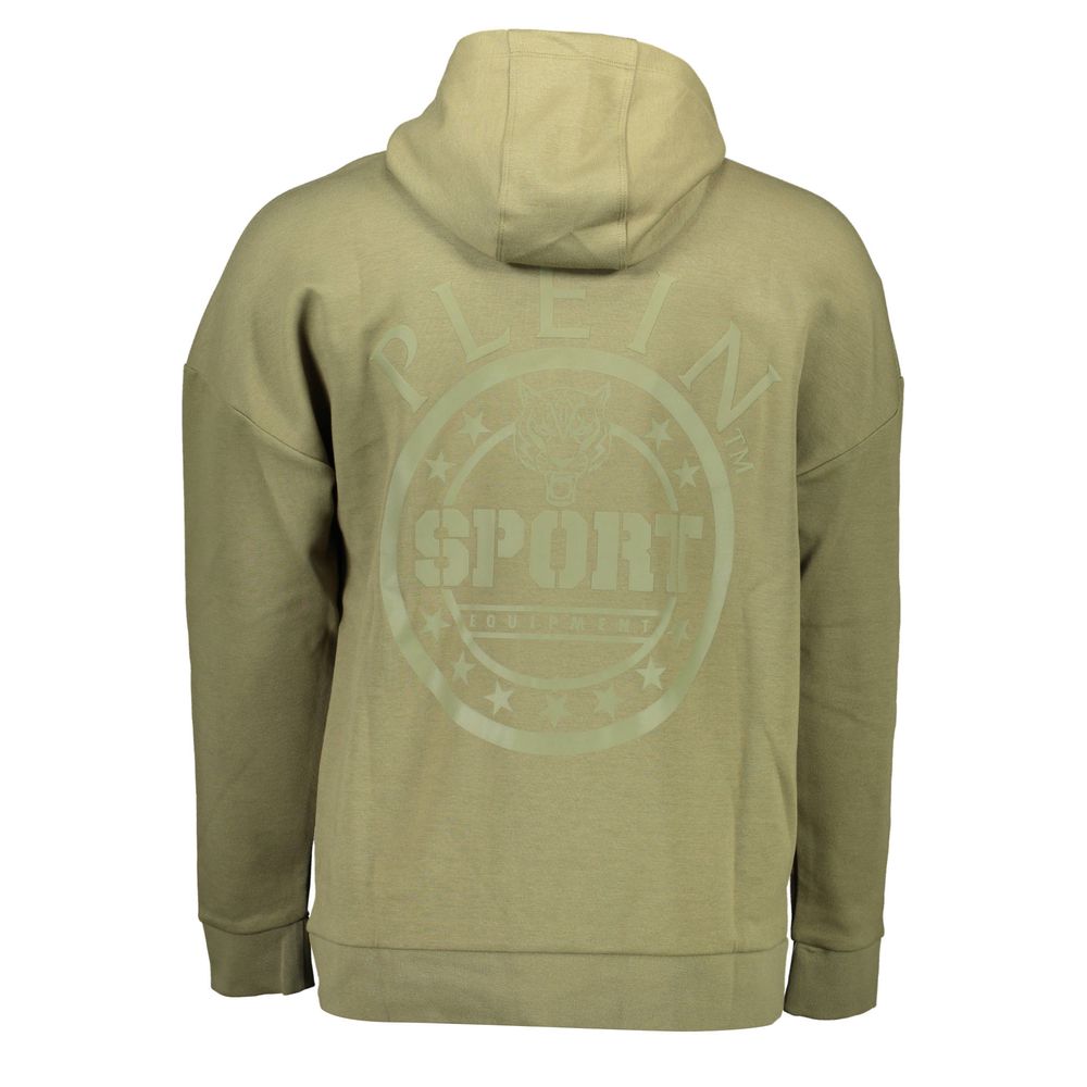 Sweat à capuche Marque Modèle vert