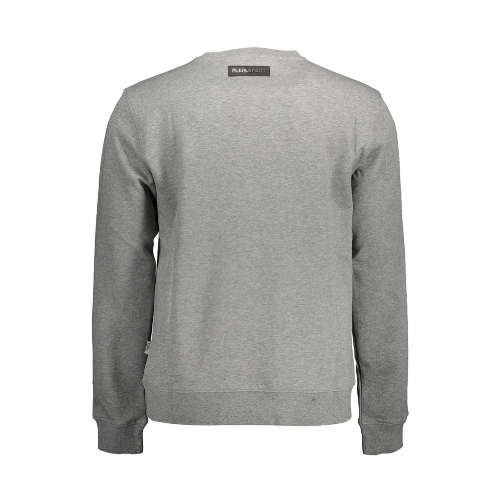 Sweatshirt gris à logo