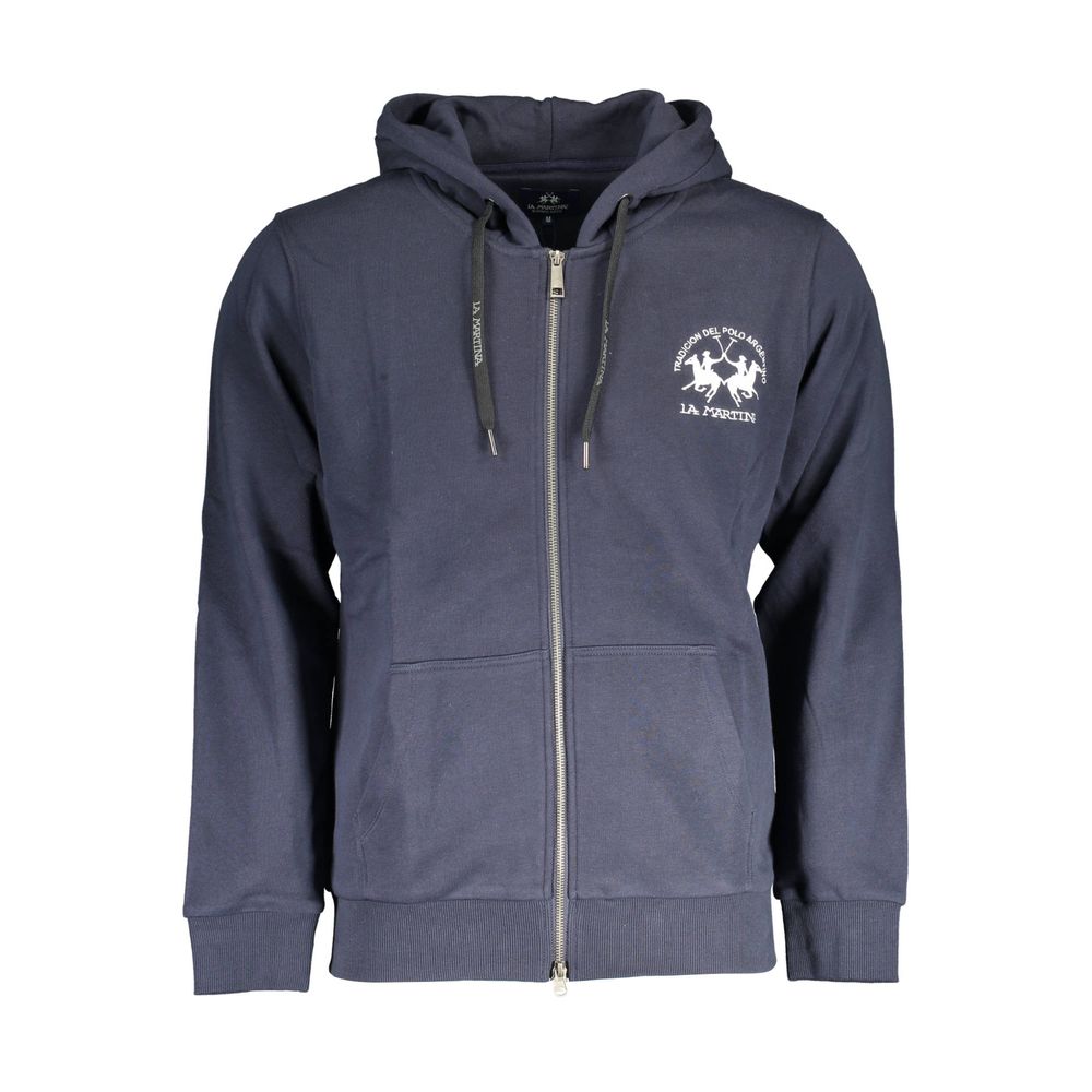Sweatshirt marque inconnue à capuche bleu