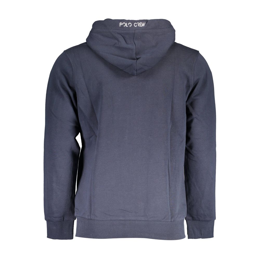 Sweatshirt marque inconnue à capuche bleu