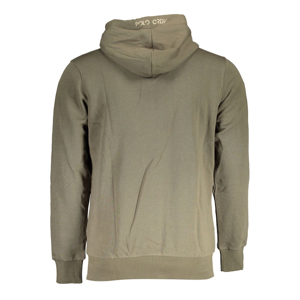 Sweat à capuche Marque Modèle vert