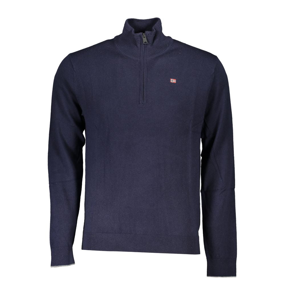 Pull Pull Blue Brodé bleu