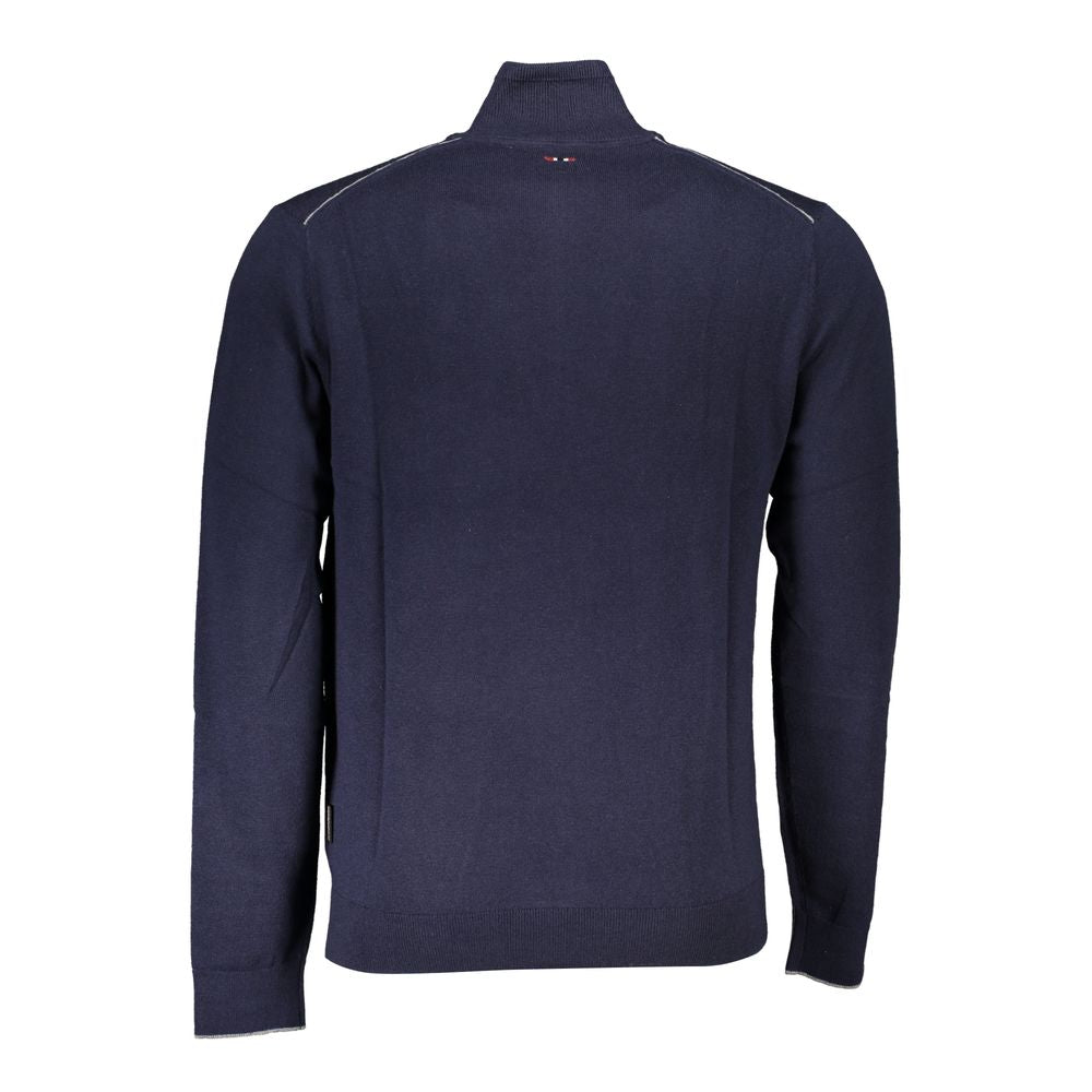 Pull Pull Blue Brodé bleu