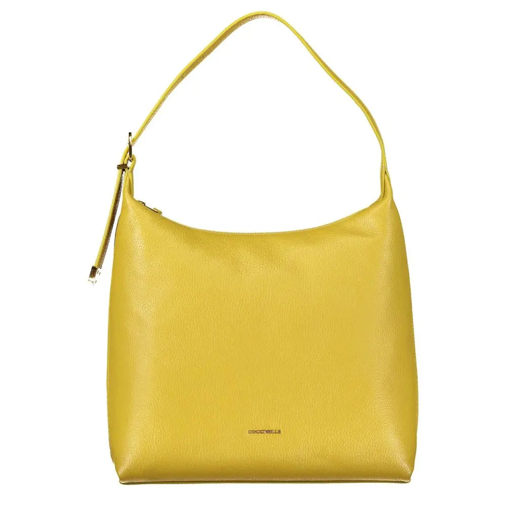 Sac à main vert en cuir Coccinelle