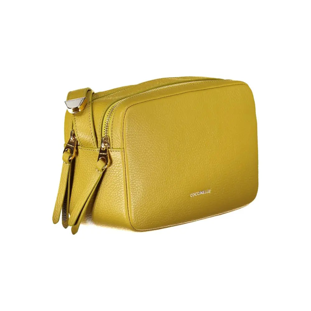 Sac à main vert cuir Coccinelle