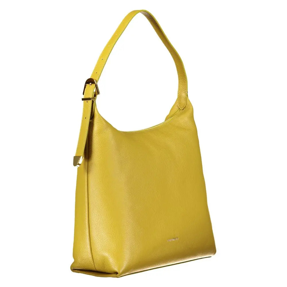 Sac à main vert en cuir Coccinelle