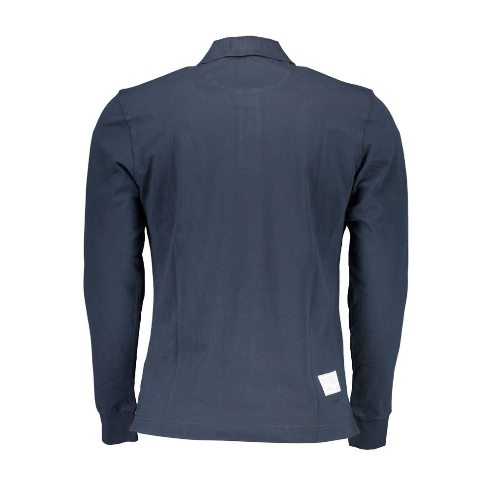 Polo Long Manches Non spécifiée bleu