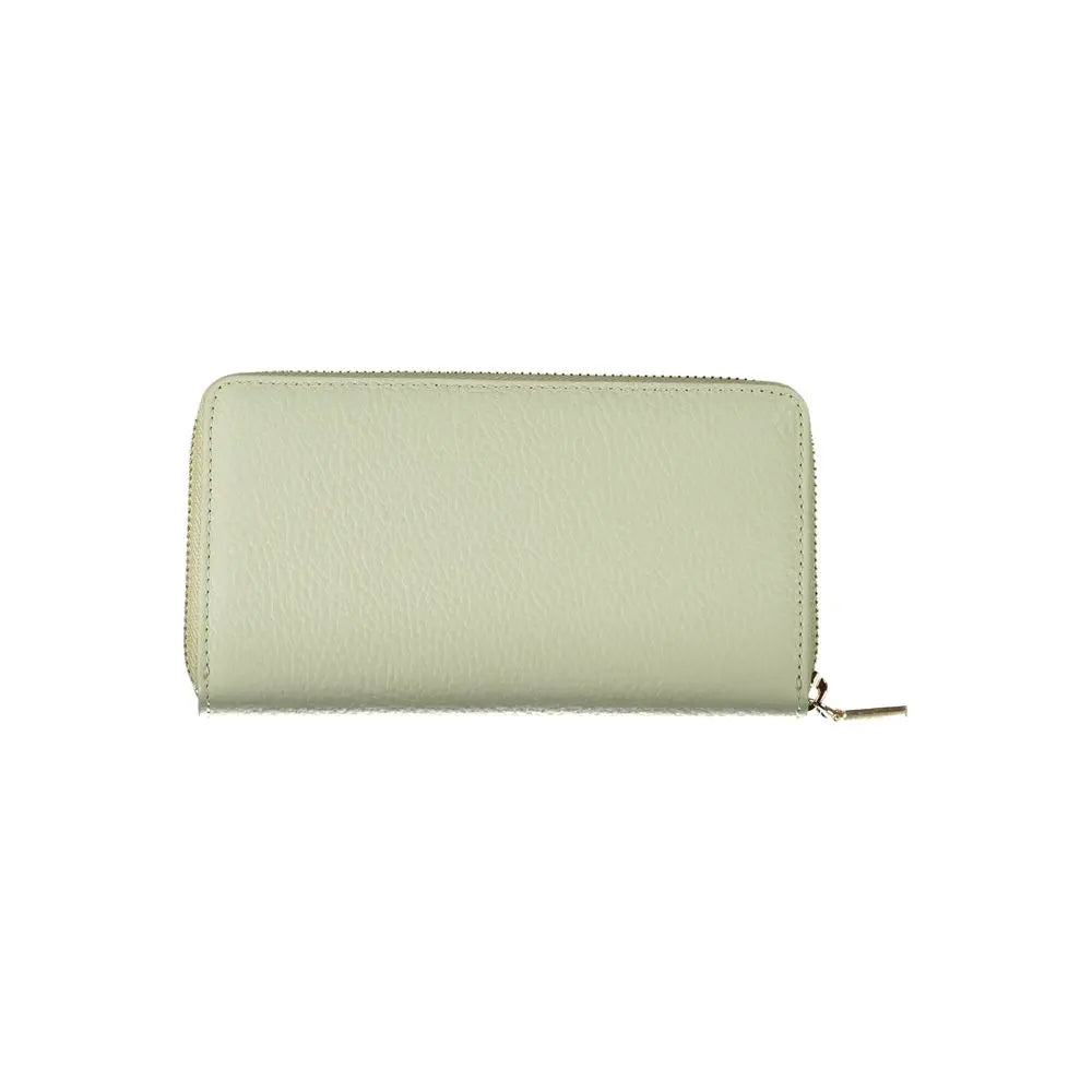 Portefeuille Green cuir vert Coccinelle
