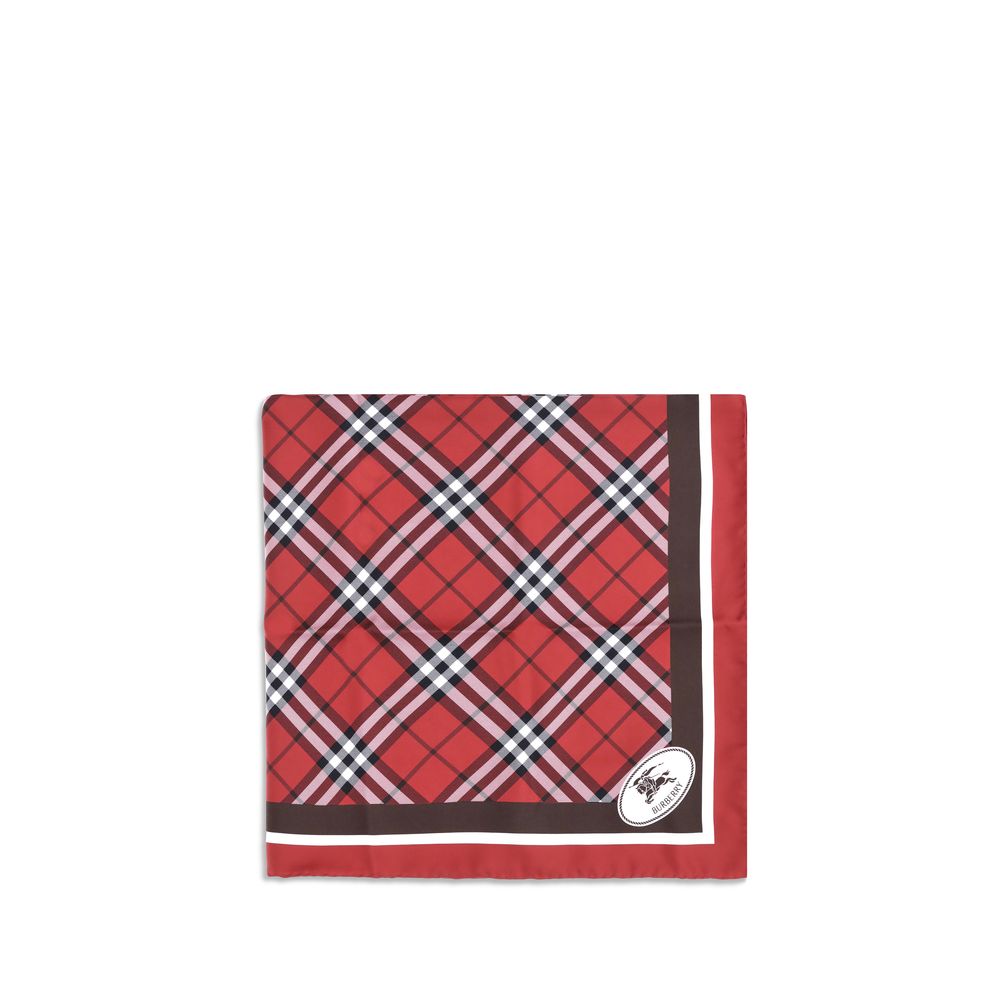 Écharpe Burberry Check soie multicolore