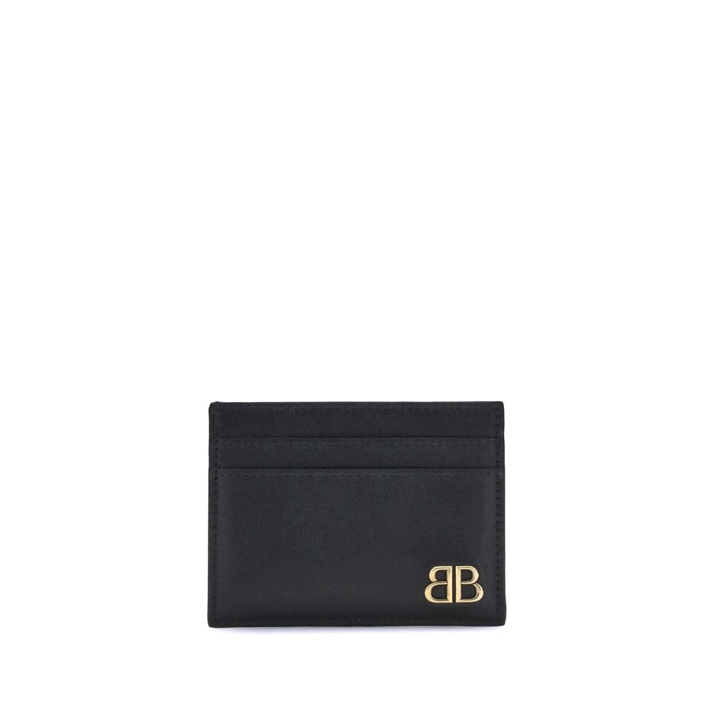 Porte-cartes Balenciaga Monaco noir