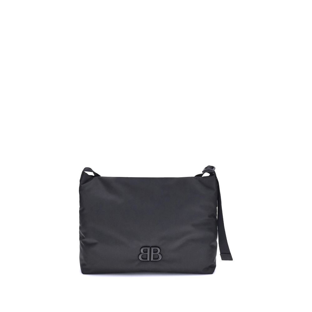 Sac en toile Balenciaga logo noir
