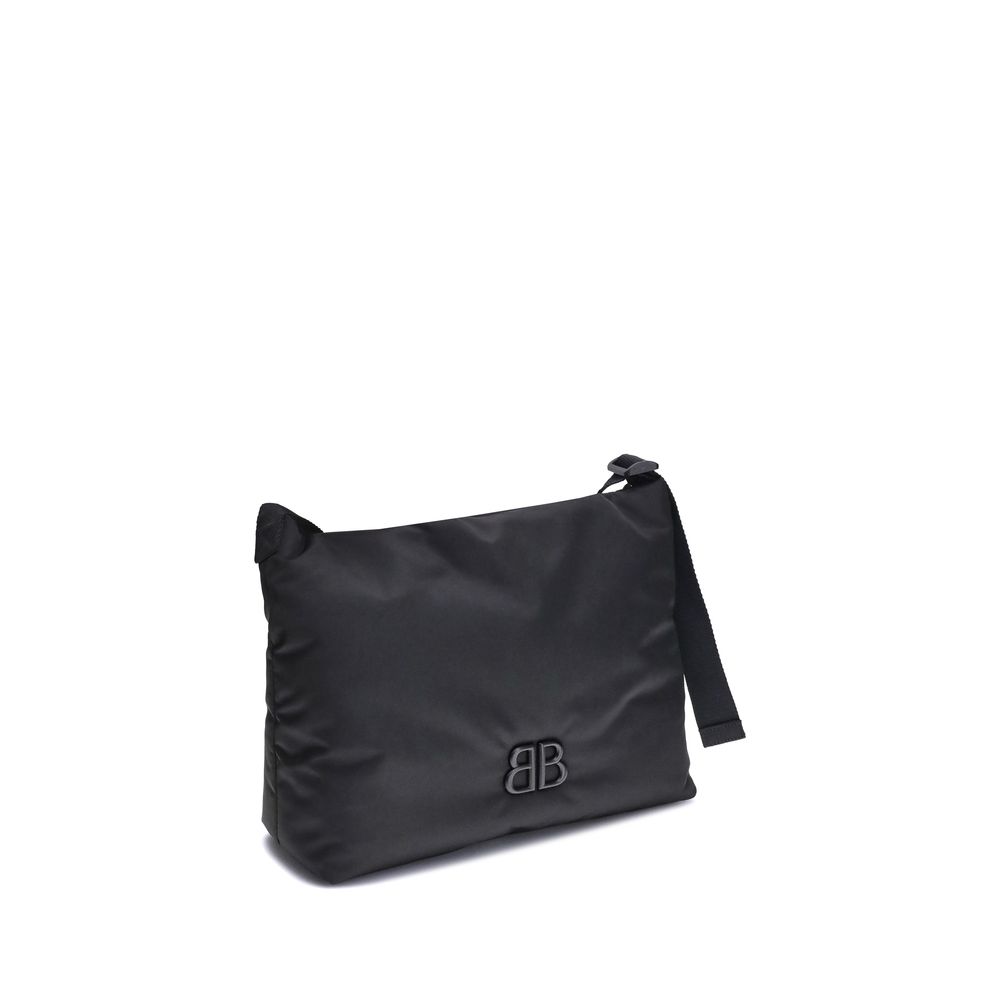 Sac en toile Balenciaga logo noir