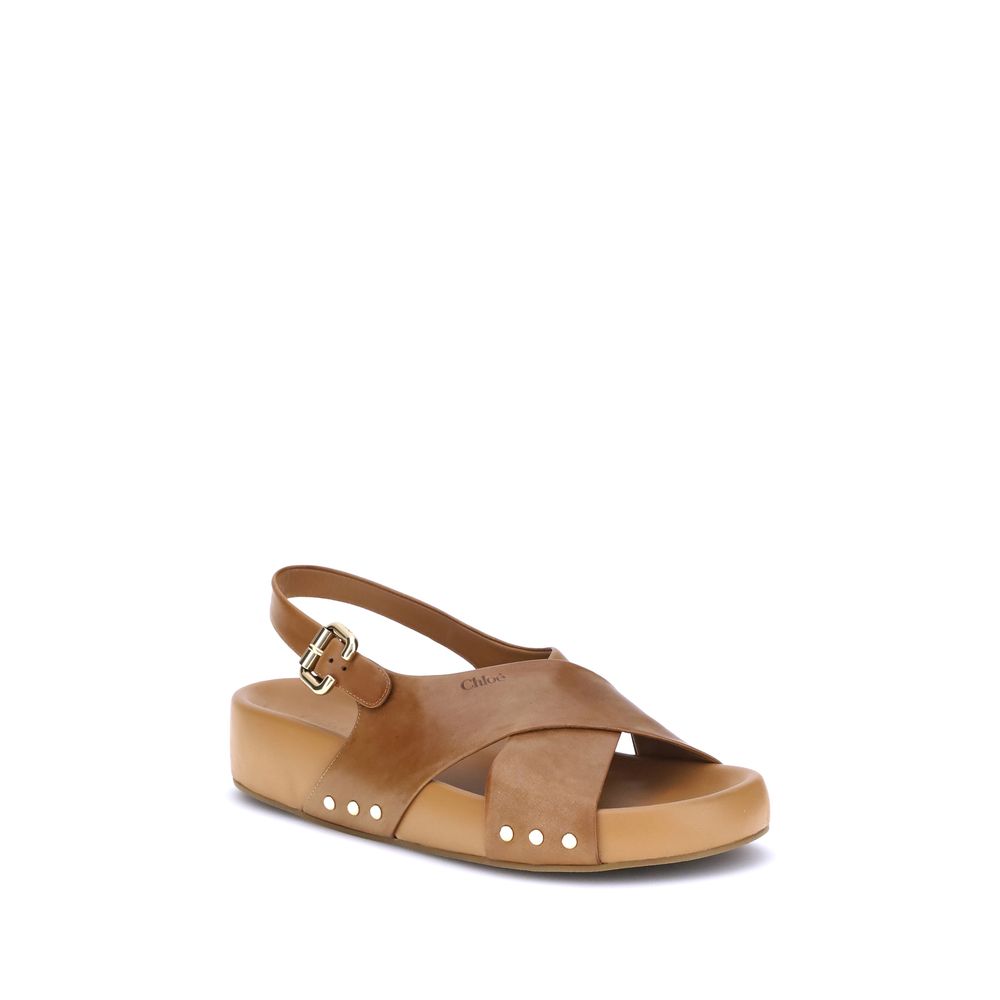 Sandales Chloé Mae beiges